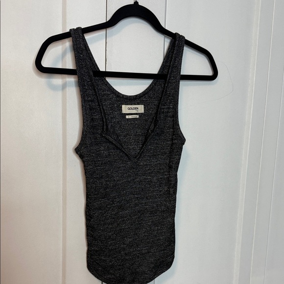 Aritzia TNA | Charcoal heathered Tank Top - crop - small - Picture 1 of 5